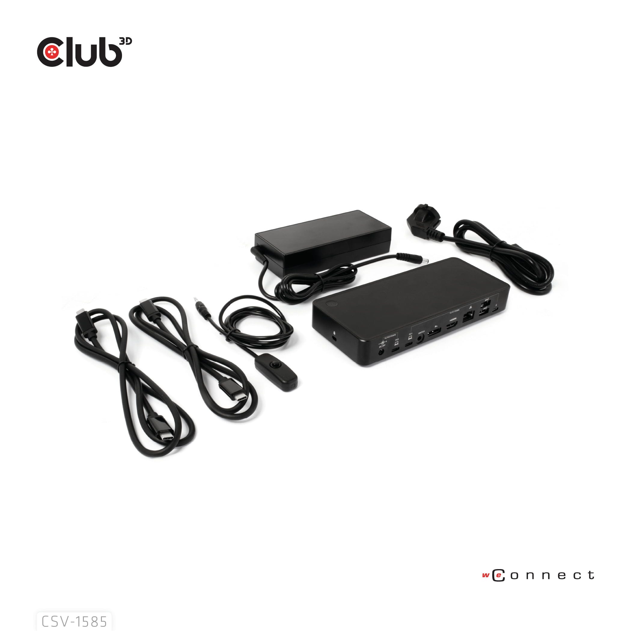 CLUB3D CSV-1585 KVM Switch Sort - Billede 7