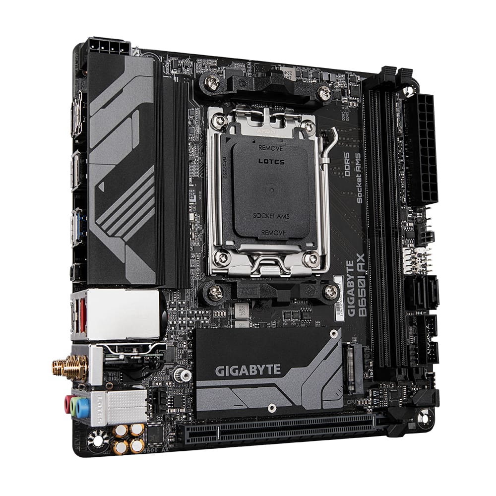 GIGABYTE B650I AX bundkort AMD B650 Sokkel AM5 mini ITX - Billede 3