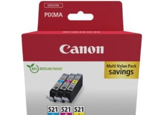 Canon 2934B015 blækpatron 3 stk Original Blå, Magenta, Gul