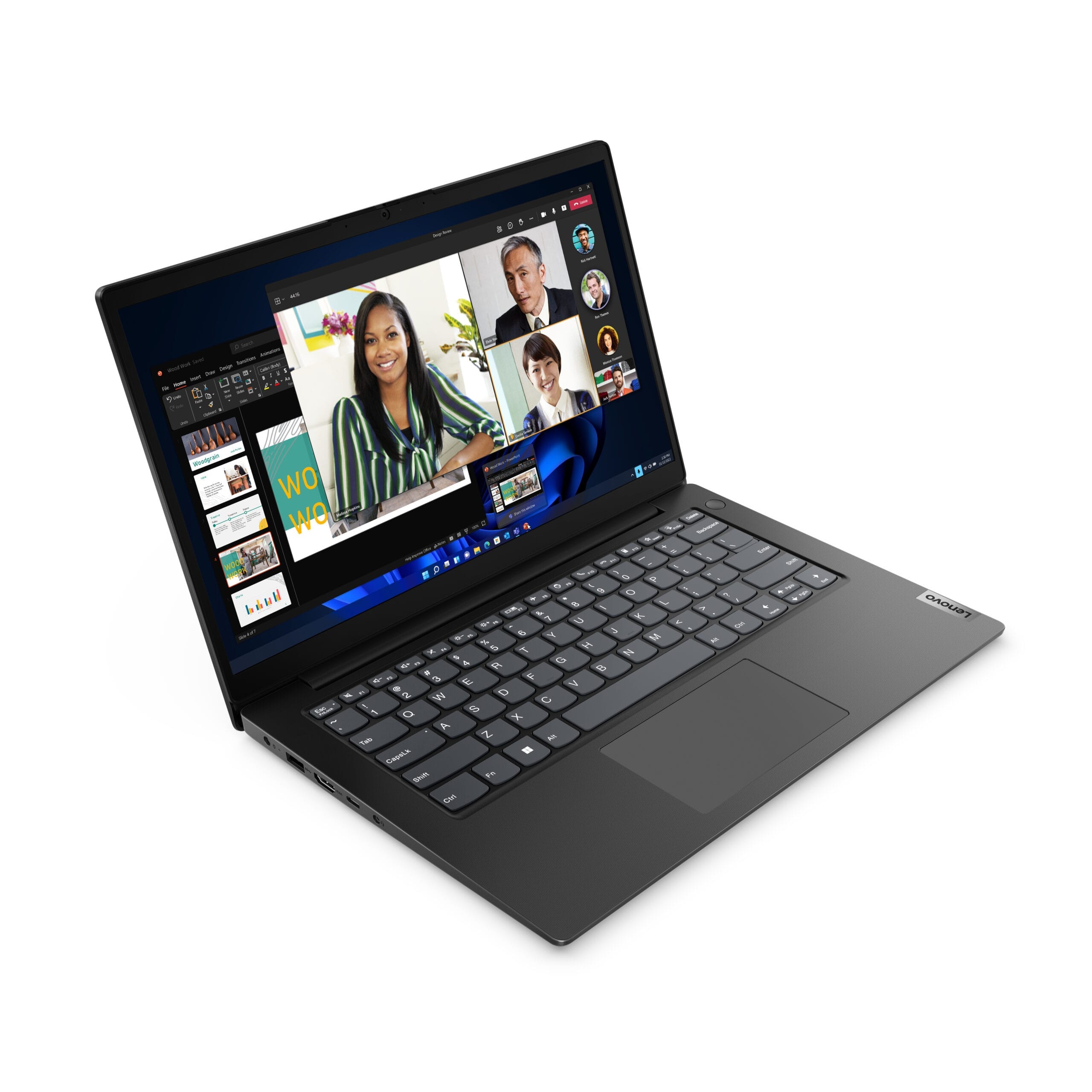 Lenovo V V14 AMD Ryzen™ 7 7730U Laptop 35,6 cm (14") Fuld HD 16 GB DDR4-SDRAM 512 GB SSD Wi-Fi 6 (802.11ax) Windows 11 Home Sort - Billede 2
