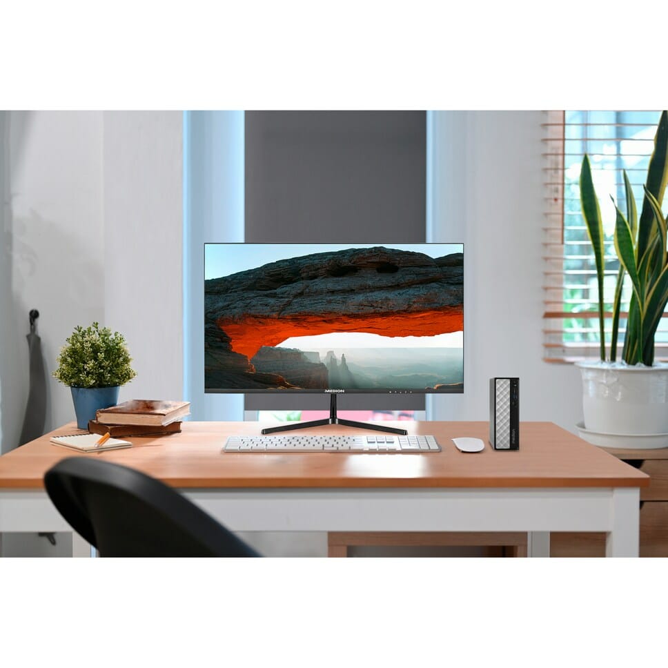 MEDION T80 MINI PC Intel® Core™ i5 i5-12450H 16 GB DDR4-SDRAM 512 GB SSD Sort, Grå - Billede 9