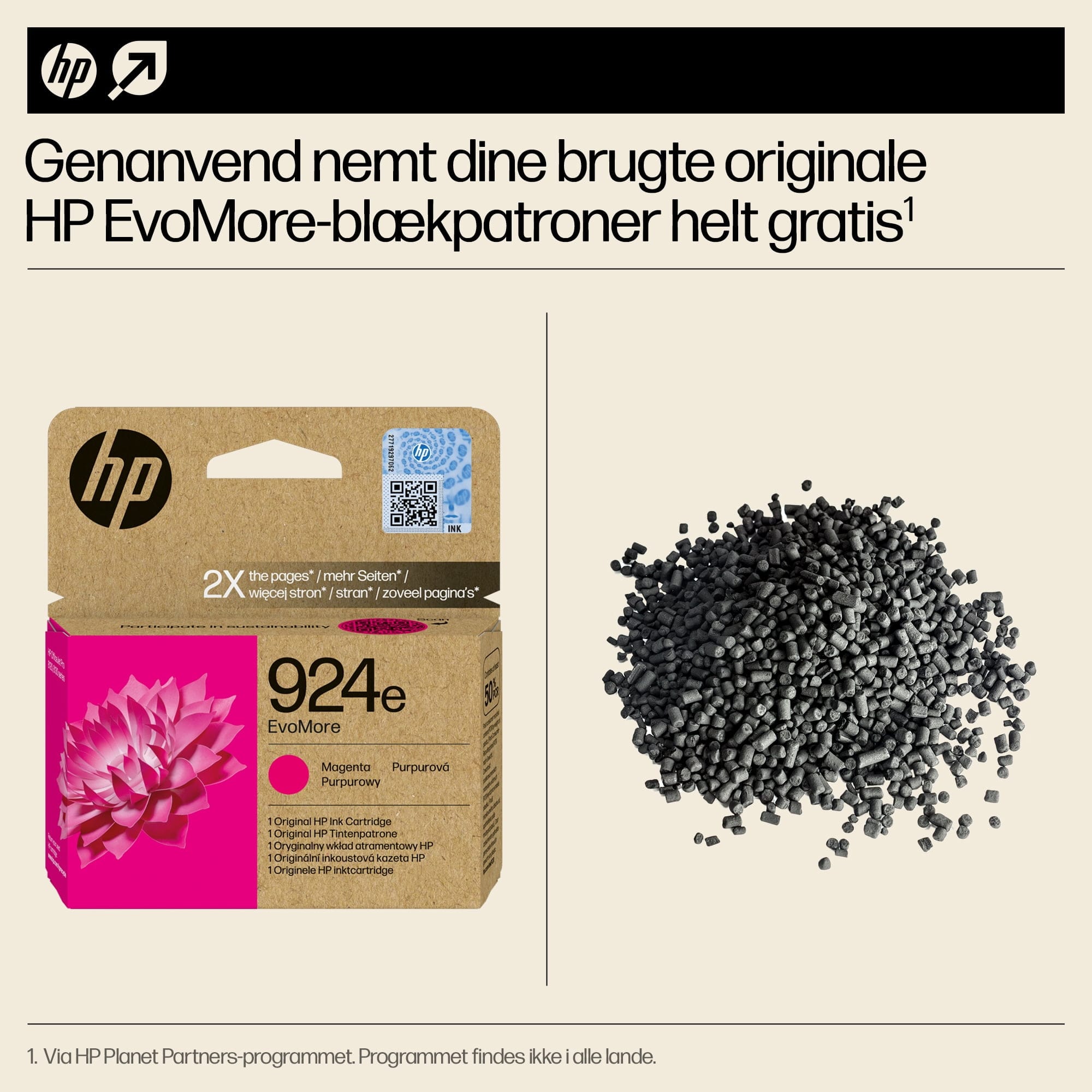HP 924e EvoMore Magenta Original Ink Cartridge blækpatron 1 stk - Billede 13