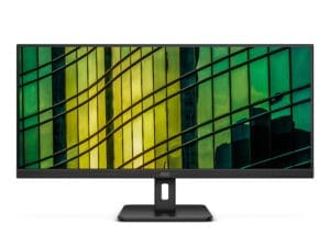 AOC U34E2M computerskærm 86,4 cm (34") 3440 x 1440 pixel Wide Quad HD Sort