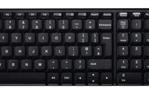 Logitech Wireless Combo MK220 tastatur Mus inkluderet RF trådløst QWERTY Engelsk Sort