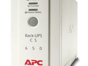 APC Back-UPS Standby (offline) 0,65 kVA 400 W 4 AC stikkontakt(er)