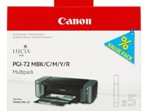 Canon 6402B009 blækpatron 5 stk Original Standard udbytte Blå, Magenta, Mat sort, Rød, Gul