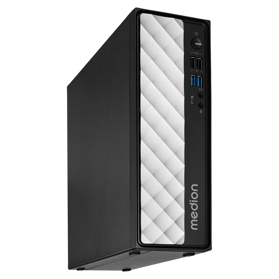 MEDION T80 MINI PC Intel® Core™ i5 i5-12450H 16 GB DDR4-SDRAM 512 GB SSD Sort, Grå - Billede 2