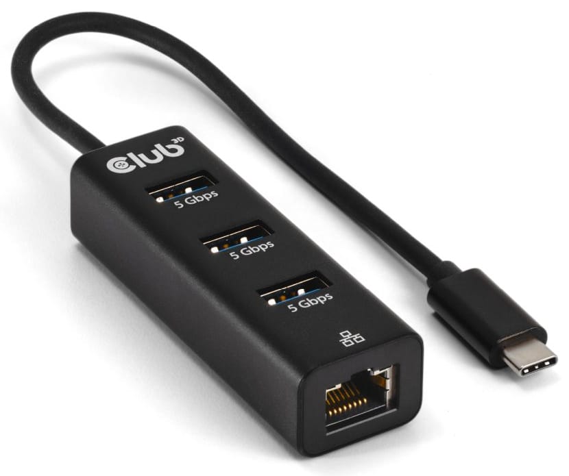 CLUB3D CSV-1549 interface hub USB Type-C 5000 Mbit/s Sort - Billede 3