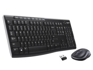 Logitech Wireless Combo MK270 tastatur Mus inkluderet USB QWERTY US International Sort