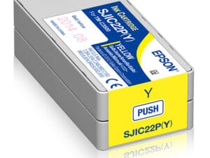 Epson SJIC22P(Y) blækpatron 1 stk Original Gul