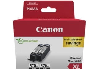 Canon 0318C010 blækpatron 2 stk Original Højt (XL) udbytte Sort