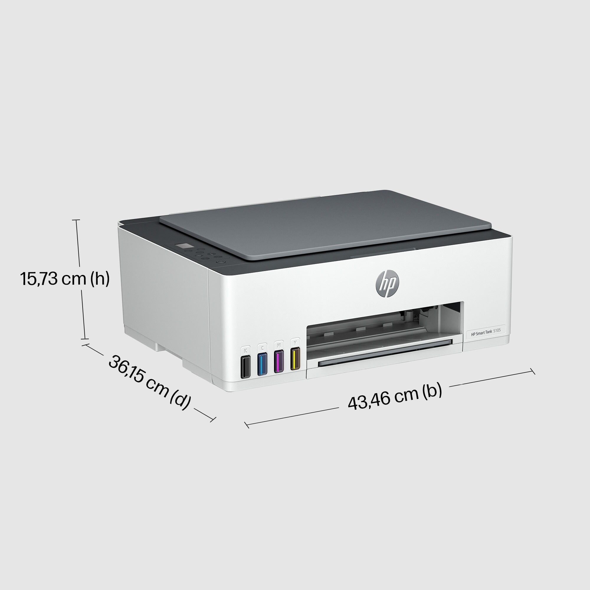 HP Smart Tank 5105 All-in-One Printer Termisk inkjet A4 4800 x 1200 dpi 12 sider pr. minut Wi-Fi - Billede 23