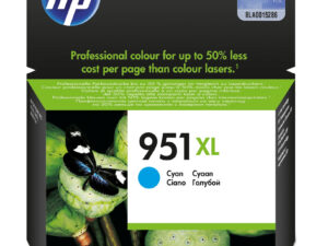 HP 951XL High Yield Cyan Original Ink Cartridge blækpatron 1 stk Højt (XL) udbytte Blå