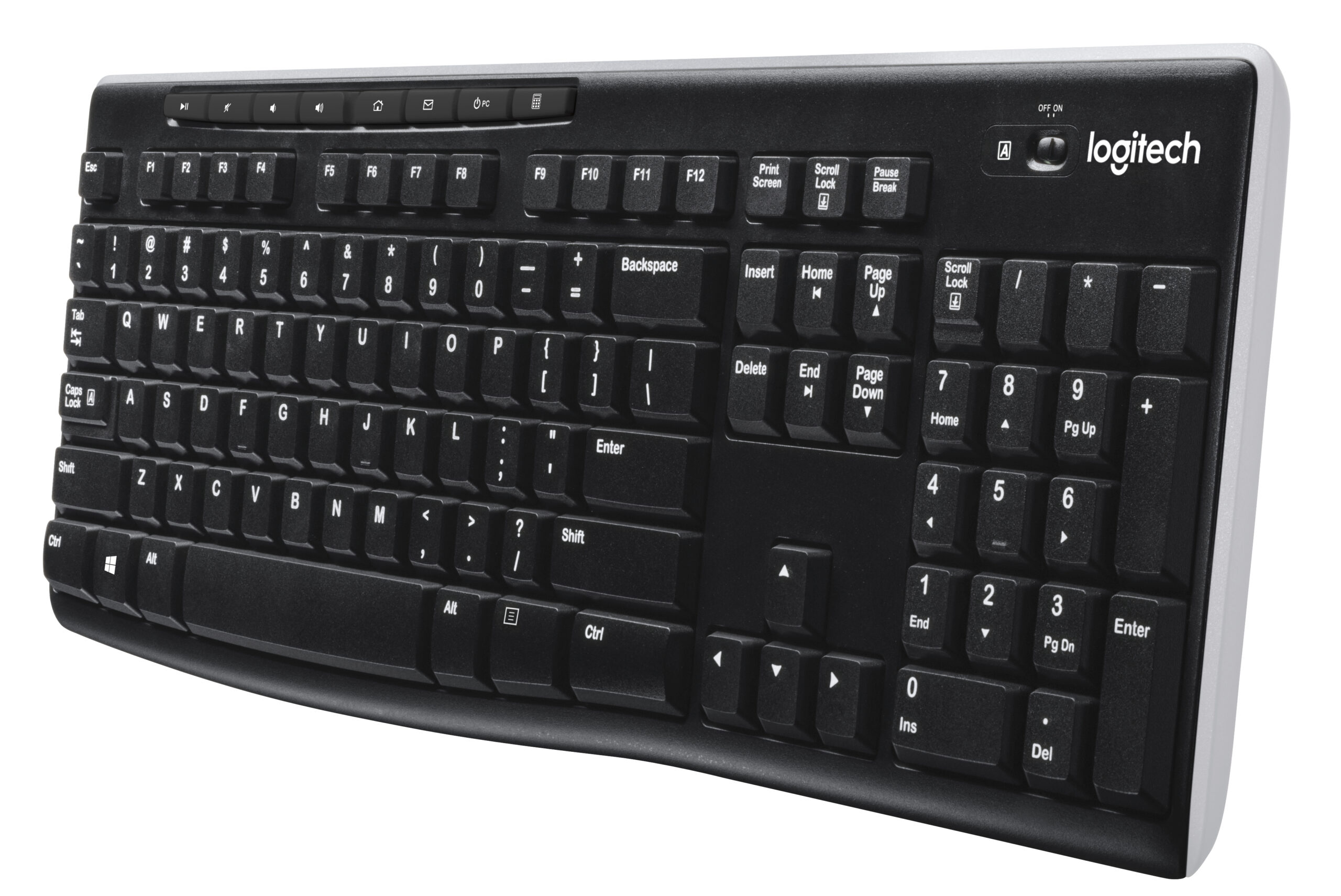 Logitech Wireless Keyboard K270 tastatur RF trådløst QWERTY Engelsk Sort - Billede 2