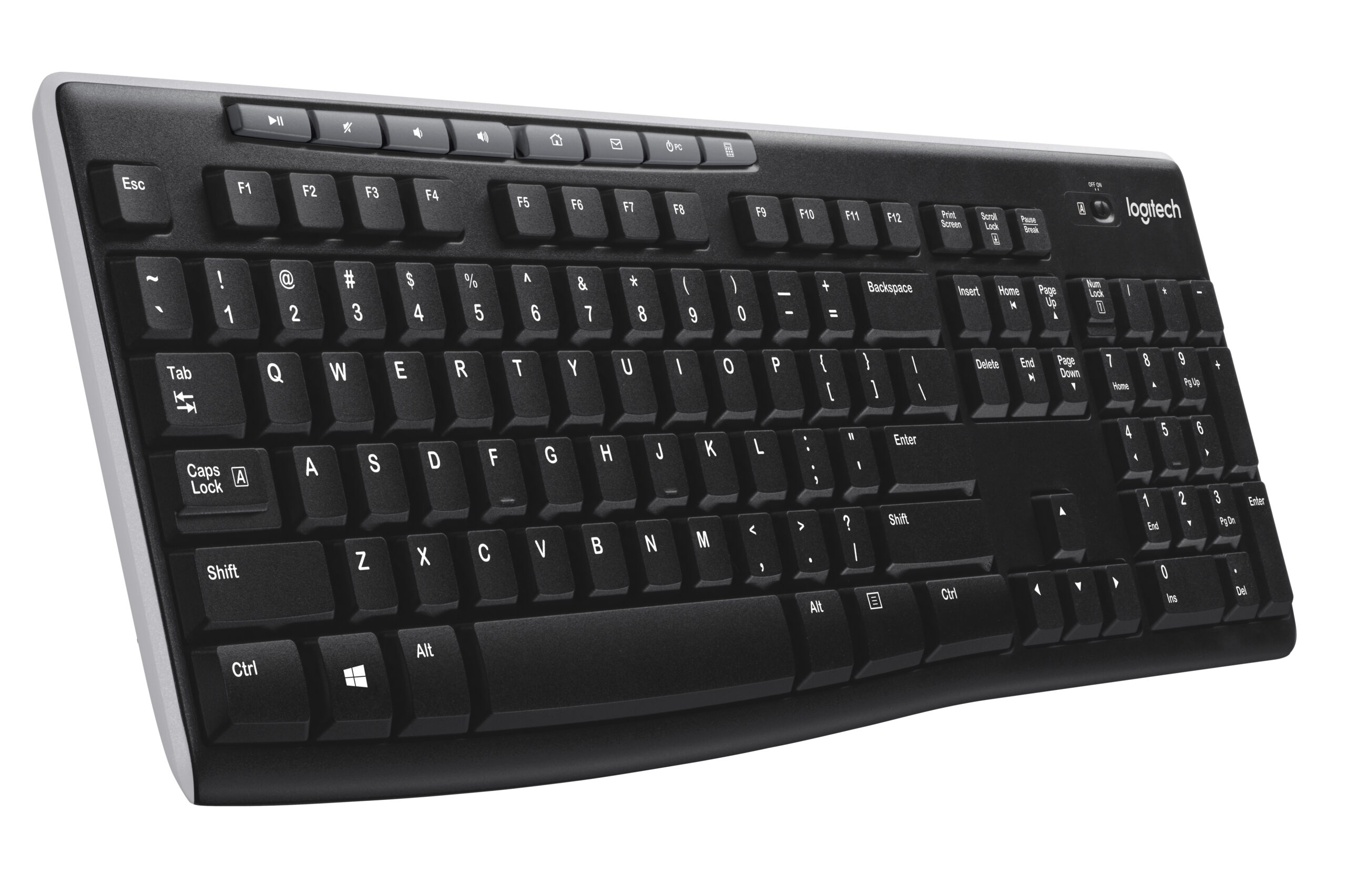 Logitech Wireless Keyboard K270 tastatur RF trådløst QWERTY Engelsk Sort - Billede 3
