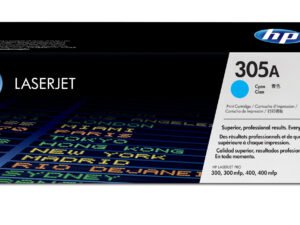 HP 305A Cyan Original LaserJet Toner Cartridge tonerpatron 1 stk Blå