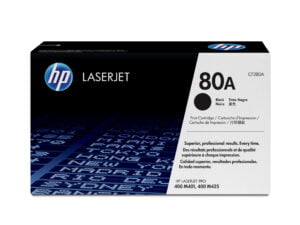 HP 80A Black Original LaserJet Toner Cartridge tonerpatron 1 stk