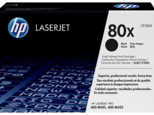HP 80X High Yield Black Original LaserJet Toner Cartridge tonerpatron 1 stk