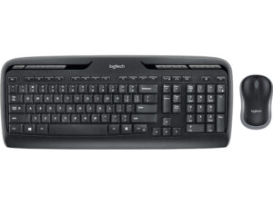 Logitech Wireless Combo MK330 tastatur Mus inkluderet RF trådløst QWERTY Nordisk