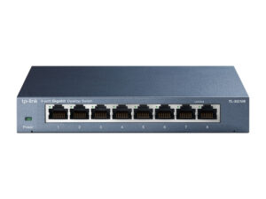 TP-Link TL-SG108 Ikke administreret Gigabit Ethernet (10/100/1000) Sort