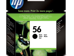 HP Čierna atramentová tlačová kazeta 56 blækpatron 1 stk Standard udbytte