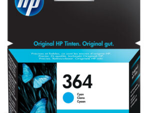 HP 364 Cyan Original Ink Cartridge blækpatron 1 stk Standard udbytte Blå