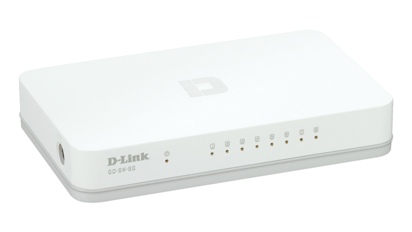 D-Link GO-SW-8G/E netværksswitch Ikke administreret Gigabit Ethernet (10/100/1000) Hvid - Billede 2