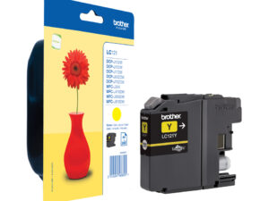 Brother LC-121Y blækpatron 1 stk Original Gul