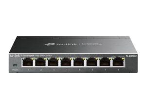 TP-Link TL-SG108E Administreret L2 Gigabit Ethernet (10/100/1000) Sort