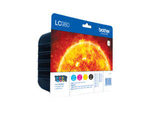 Brother LC-980VALBPDR blækpatron 4 stk Original Sort, Blå, Magenta, Gul