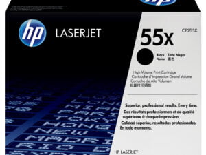 HP 55X High Yield Black Original LaserJet Toner Cartridge tonerpatron 1 stk