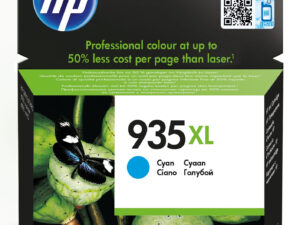HP 935XL High Yield Cyan Original Ink Cartridge blækpatron 1 stk Højt (XL) udbytte Blå