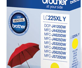 Brother LC-225XLY blækpatron 1 stk Original Højt (XL) udbytte Gul