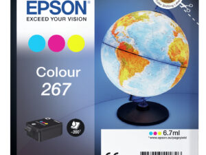 Epson Globe C13T26704010 blækpatron 1 stk Original Blå, Magenta, Gul