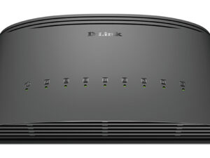 D-Link DGS-1008D/E netværksswitch Ikke administreret Gigabit Ethernet (10/100/1000) Sort