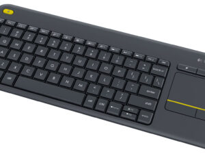 Logitech K400 Plus Tv tastatur RF trådløst QWERTY Nordisk Sort