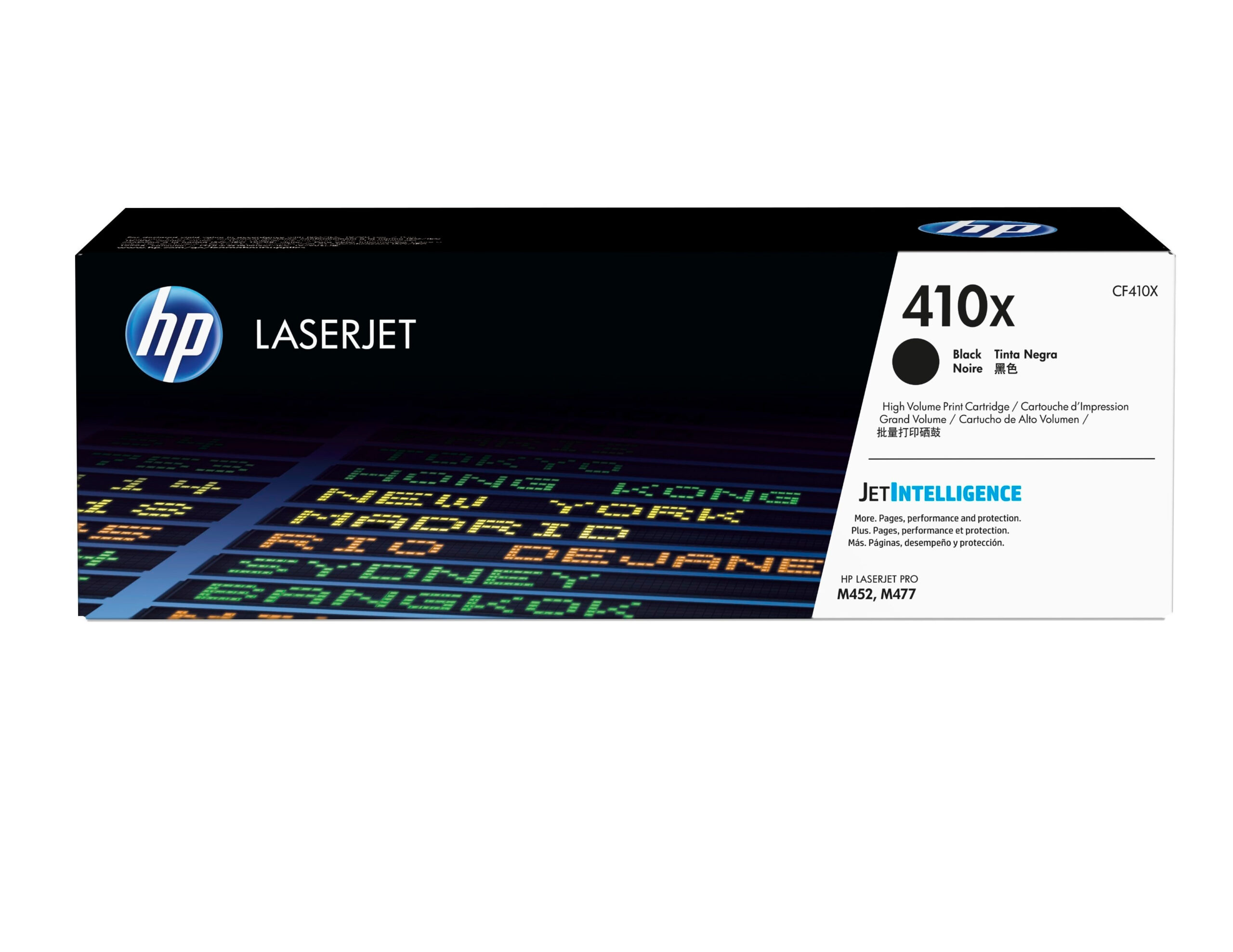 HP 410X High Yield Black Original LaserJet Toner Cartridge tonerpatron 1 stk