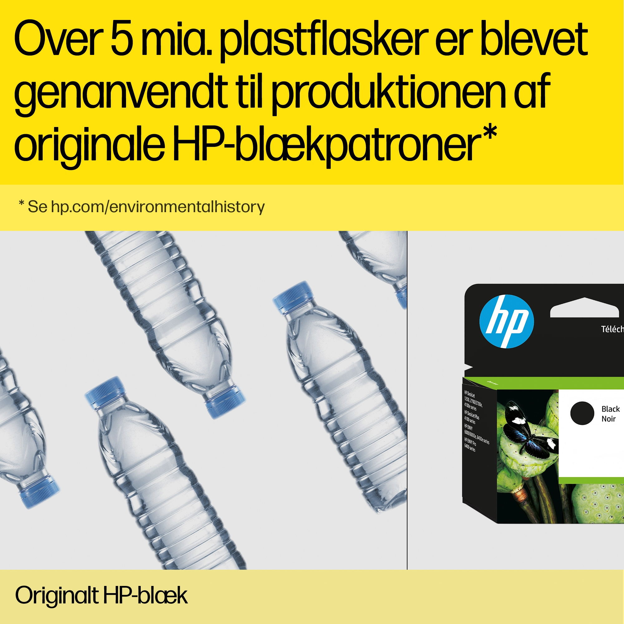 HP 301 2-pack Sort/Tri-color blækpatron (Blå, Magenta, Gul) - Original - Billede 14