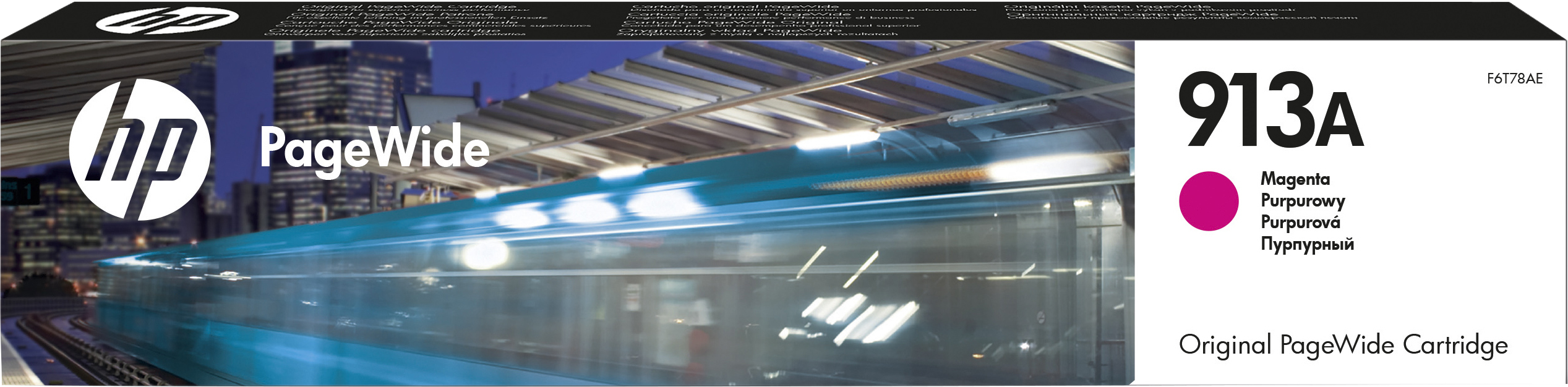 HP 913A Magenta Original PageWide Cartridge blækpatron 1 stk Standard udbytte