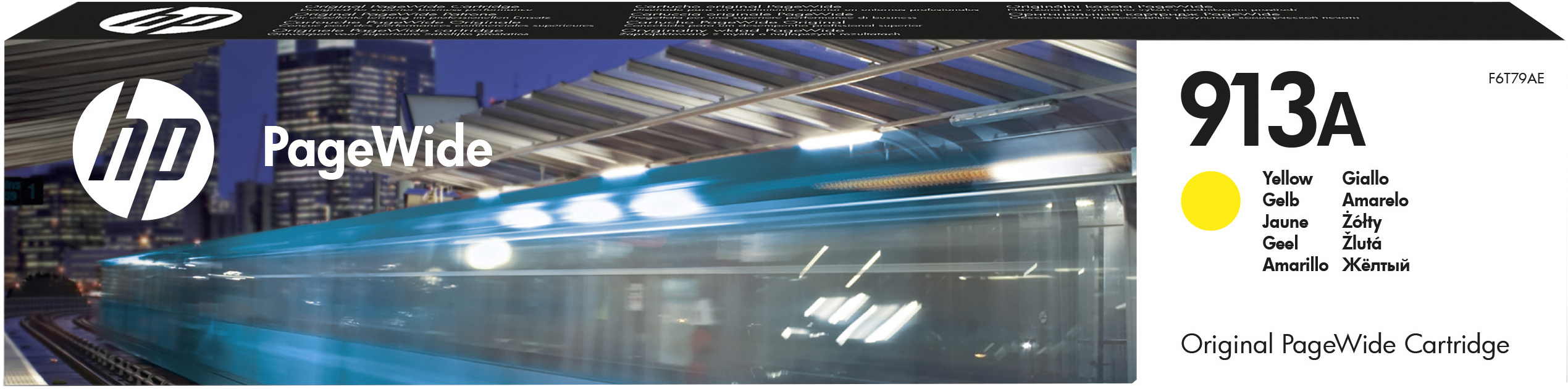 HP 913A Yellow Original PageWide Cartridge blækpatron 1 stk Standard udbytte
