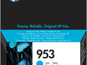 HP 953 Cyan Original Ink Cartridge blækpatron 1 stk Standard udbytte Blå