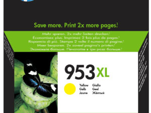 HP 953XL High Yield Yellow Original Ink Cartridge blækpatron 1 stk Højt (XL) udbytte