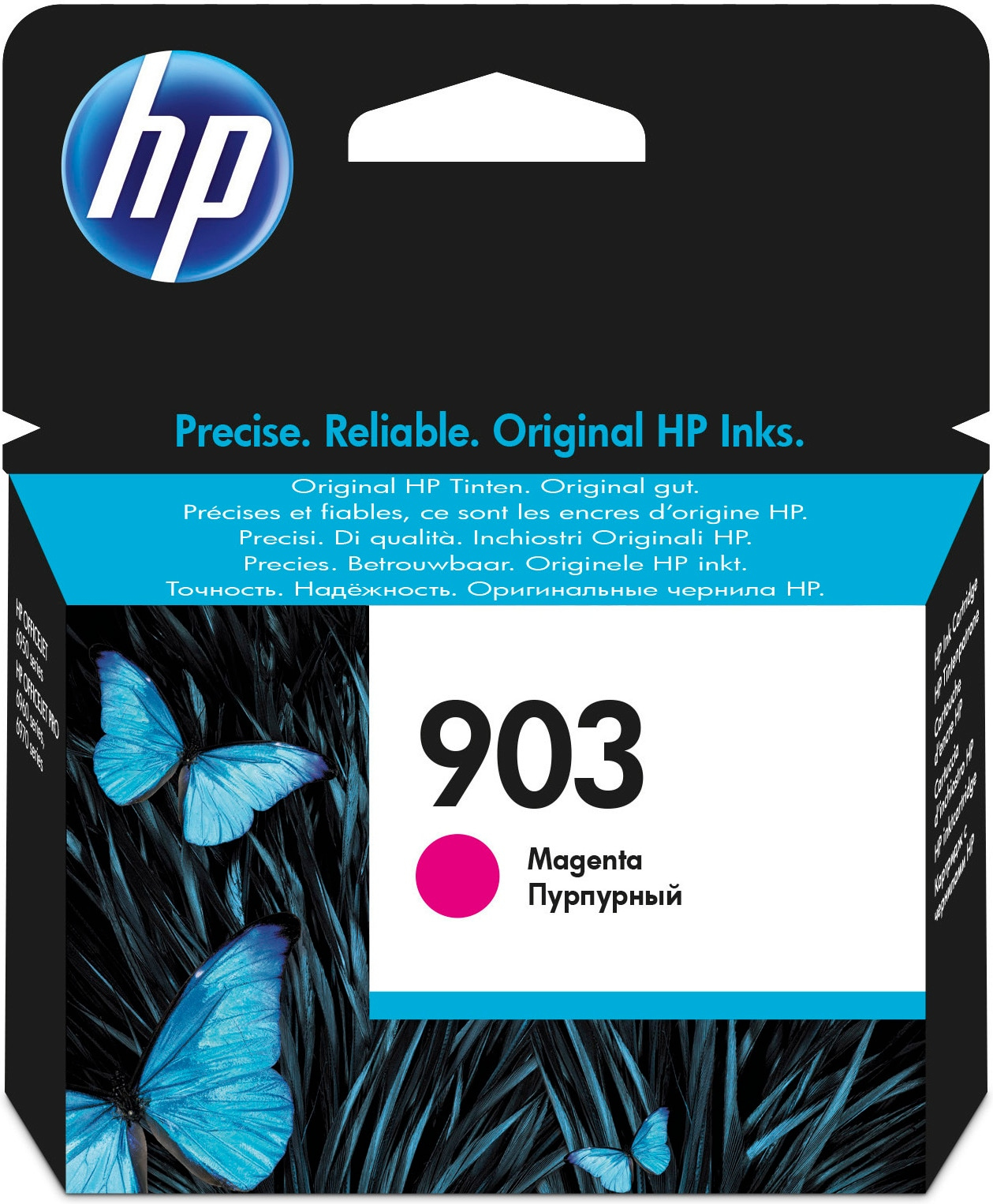 HP 903 Magenta Original Ink Cartridge blækpatron 1 stk Standard udbytte
