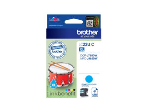 Brother LC-22UC blækpatron Original Højt (XL) udbytte Blå