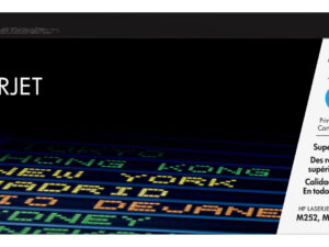 HP 201X High Yield Cyan Original LaserJet Toner Cartridge tonerpatron 1 stk Blå