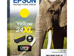 Epson Elephant C13T24344012 blækpatron 1 stk Original Højt (XL) udbytte Gul