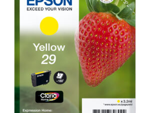 Epson Strawberry C13T29844012 blækpatron 1 stk Original Standard udbytte Gul