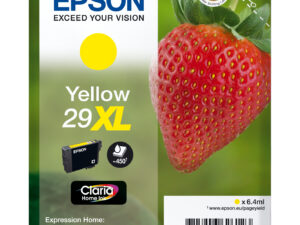 Epson Strawberry C13T29944012 blækpatron 1 stk Original Højt (XL) udbytte Gul