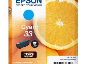 Epson Oranges C13T33424012 blækpatron 1 stk Original Standard udbytte Blå