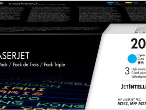 HP 201X 3-pack High Yield Cyan/Magenta/Yellow Original LaserJet Toner Cartridges tonerpatron Blå, Magenta, Gul